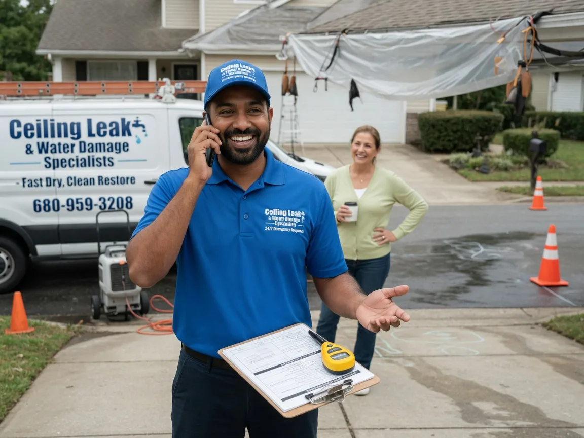 Ceiling Leak Cleanup Oostburg, WI FAQs